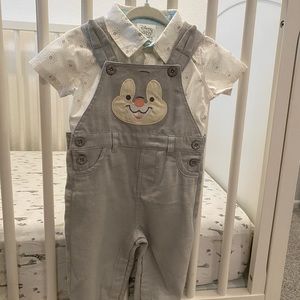 DISNEY Thumber Boy Overalls Size 9-12 Months